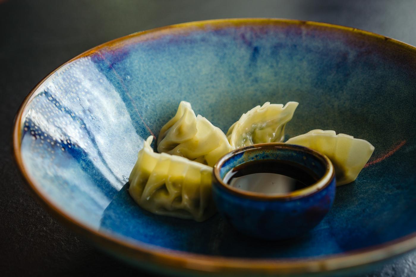 Gyoza met groentemix